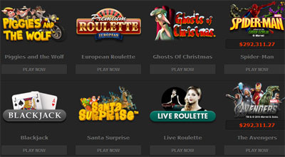 Selection of Online Casino Games